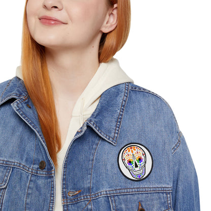 Queer Sugar Skull Iron-On Patch