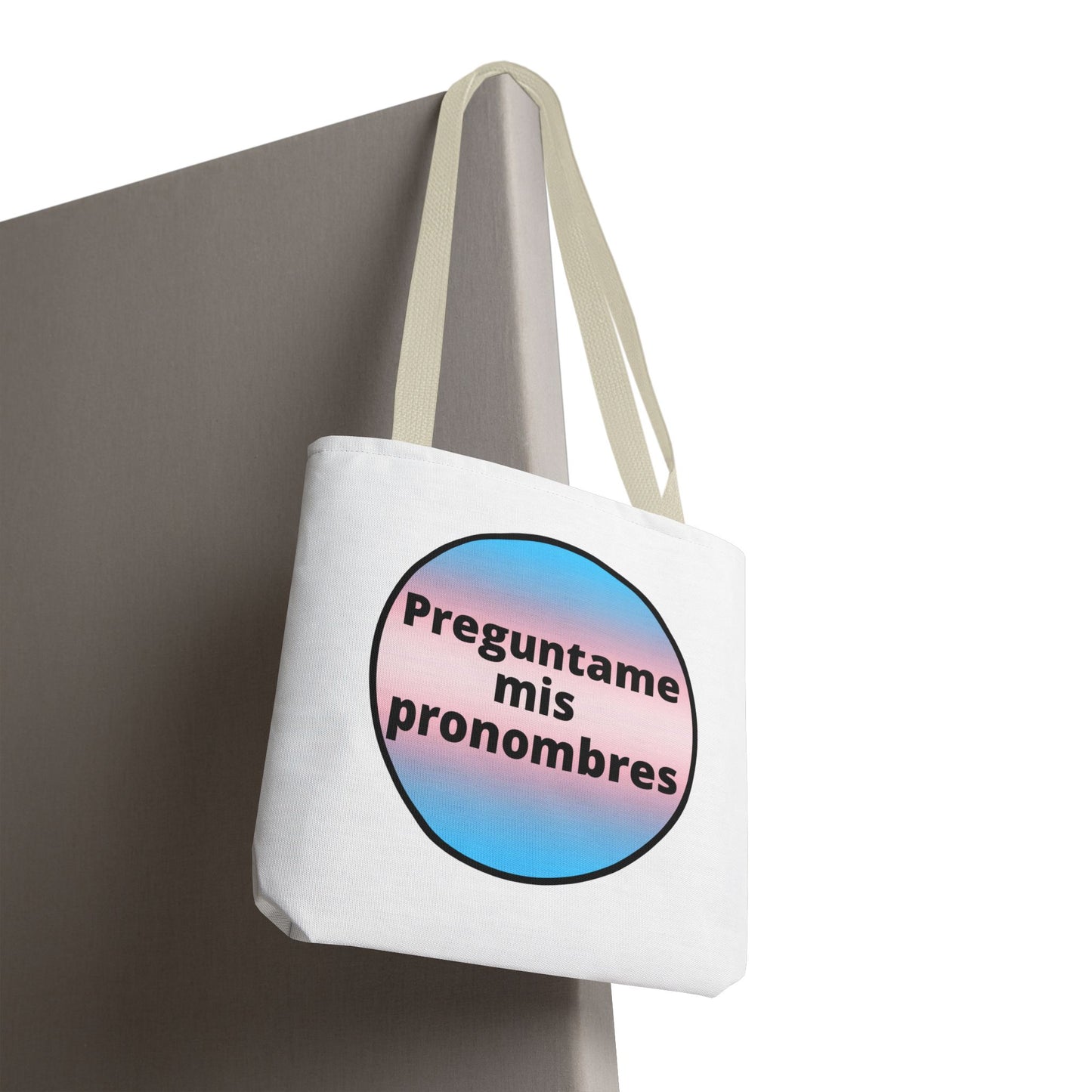 Preguntame mis Pronombres Trans Tote Bag