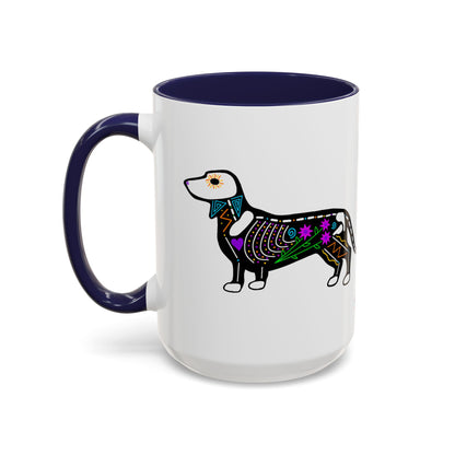 Dia de los Muertos Dachshaund Coffee Mug