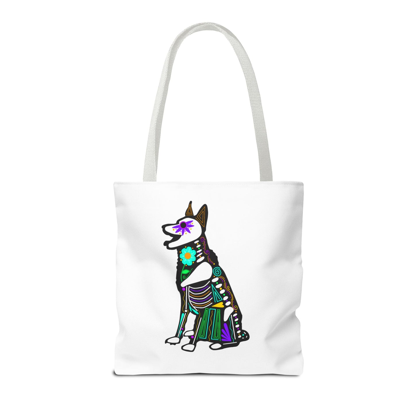 Dia de los Muertos German Shepard Tote Bag