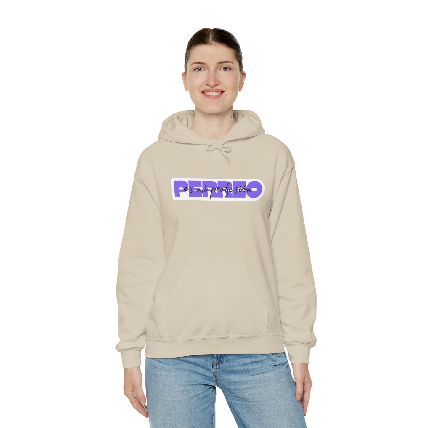 Perreo Es Mi Profesion - Purple Hooded Sweatshirt