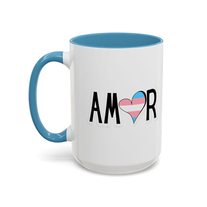 Amor Trans Accent Coffee Mug