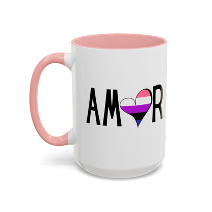 Amor Genderfluid Accent Coffee Mug