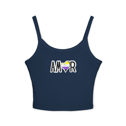 Amor Non Binary Spaghetti Strap Tank Top