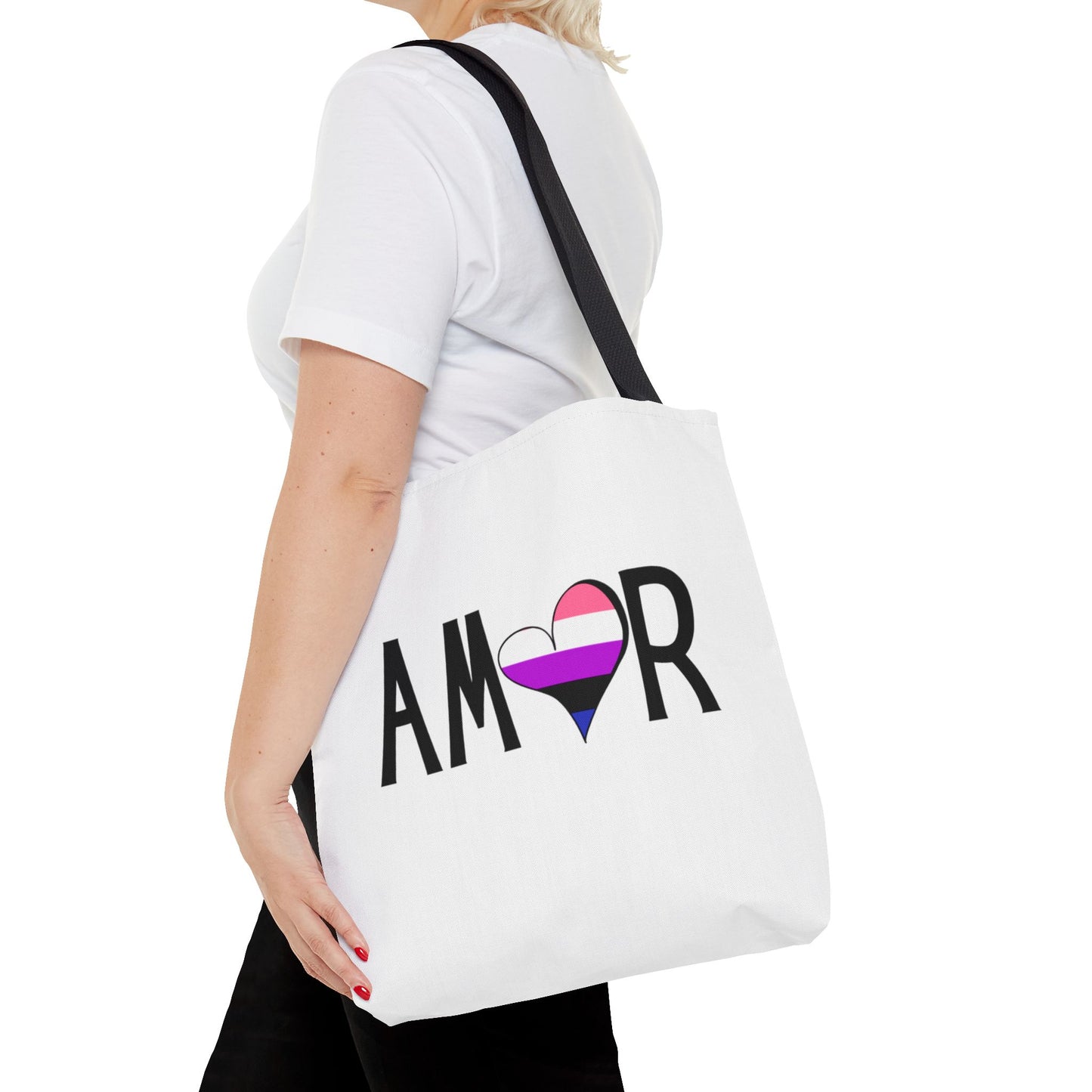 Amor Genderfluid Tote Bag