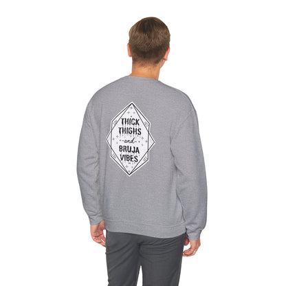 Thick Thighs Bruja Vibes Crewneck Sweatshirt
