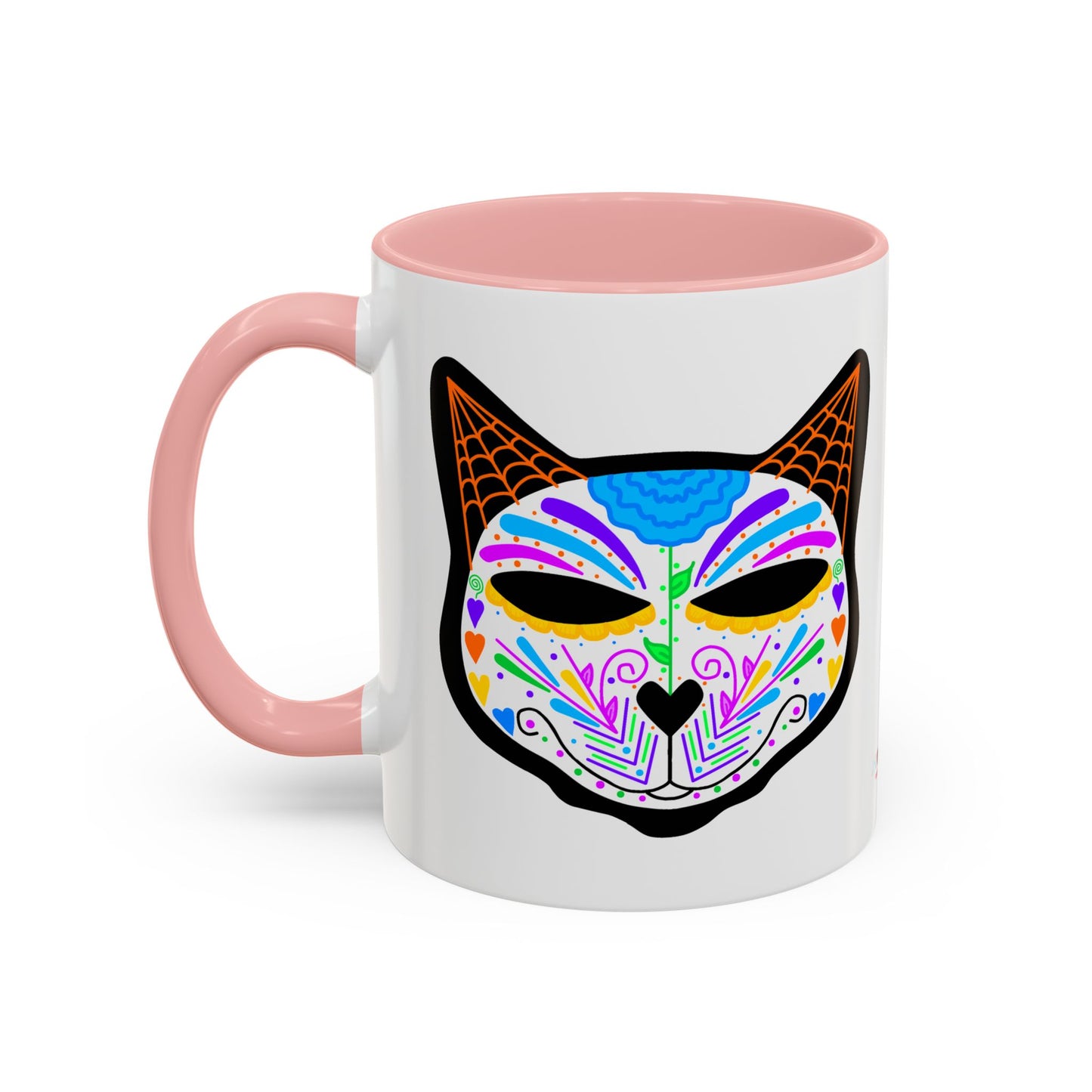 Dia de los Muertos Cat Coffee Mug