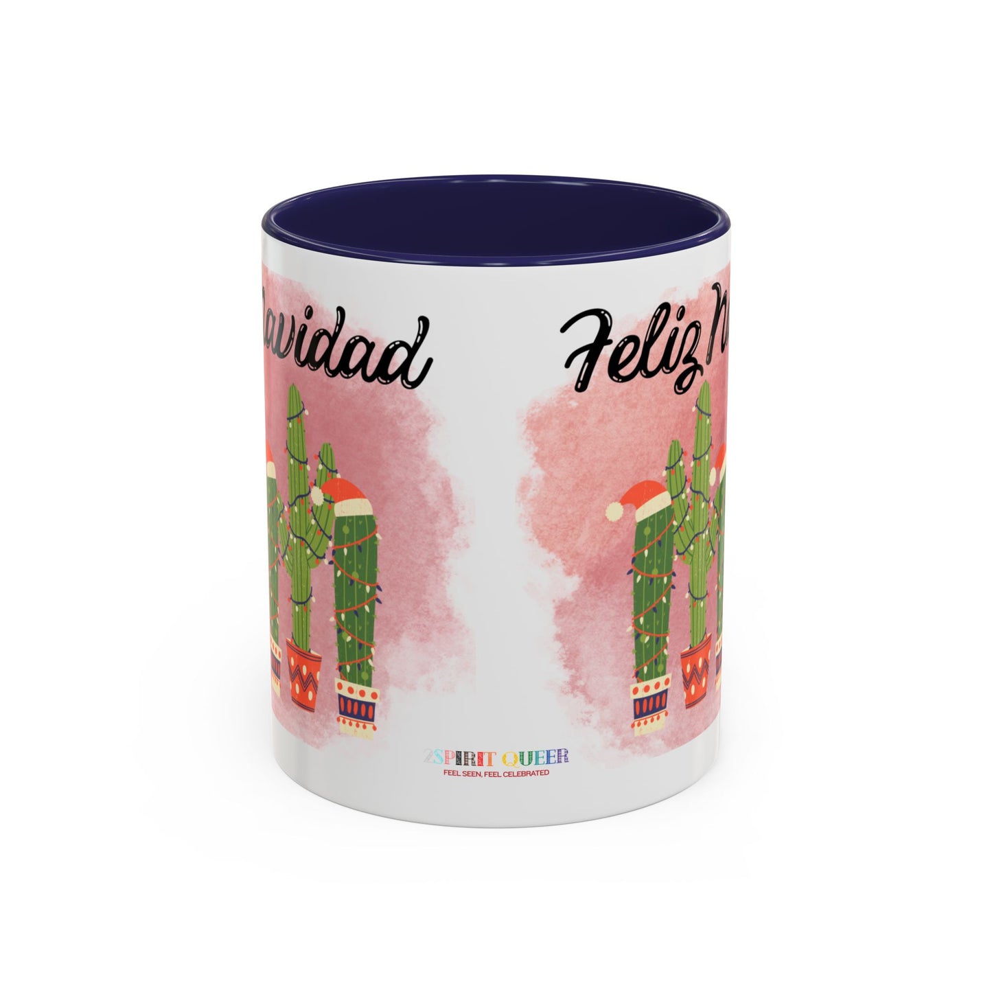 Feliz Navidad Cacti Coffee Mug