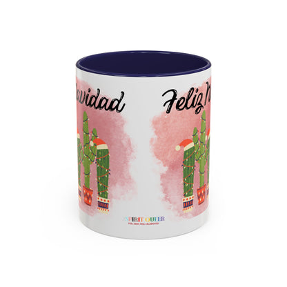 Feliz Navidad Cacti Coffee Mug