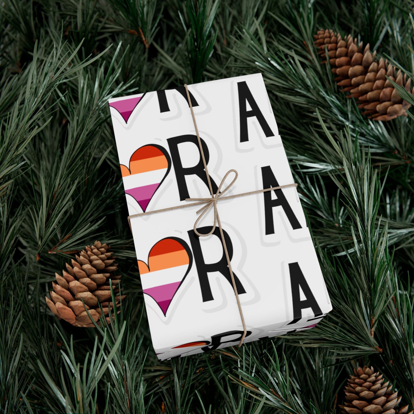 Amor Lesbian Gift Wrap Papers