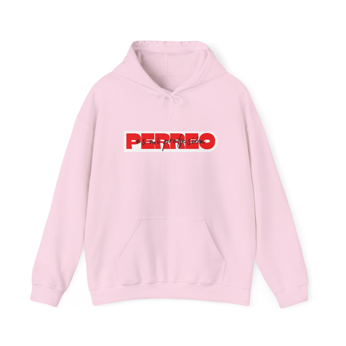 Perreo Es Mi Profesion - Red Hooded Sweatshirt