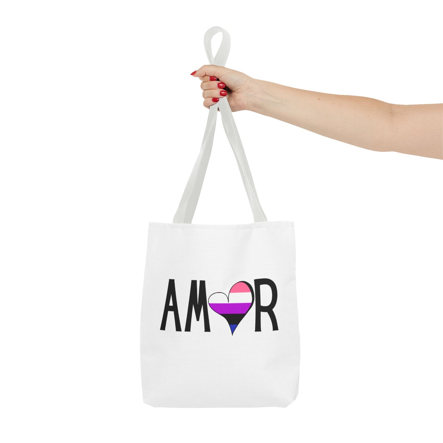 Amor Genderfluid Tote Bag