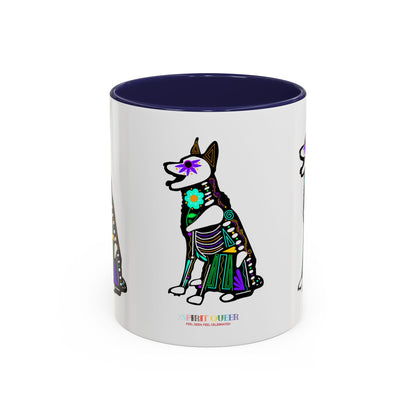 Dia de los Muertos German Shepard Coffee Mug