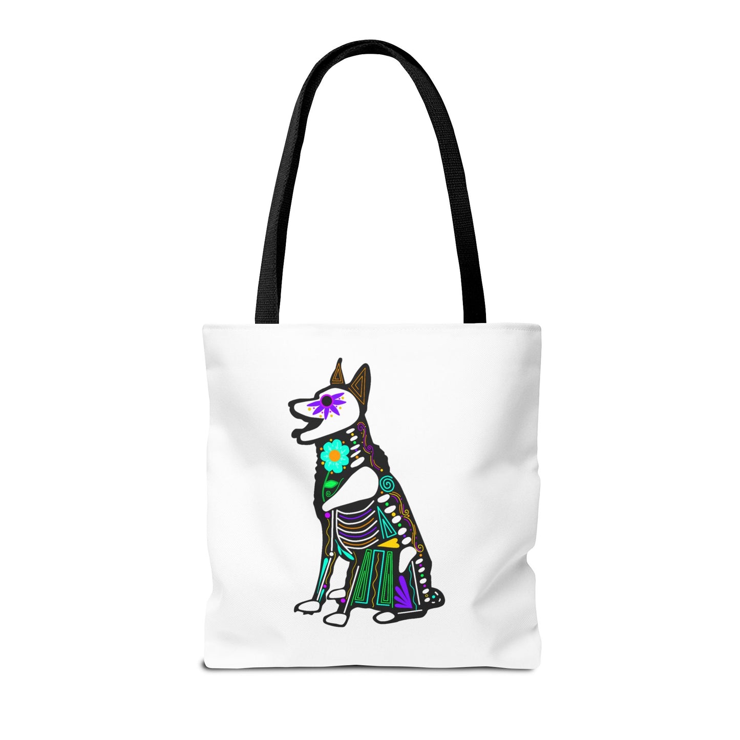 Dia de los Muertos German Shepard Tote Bag