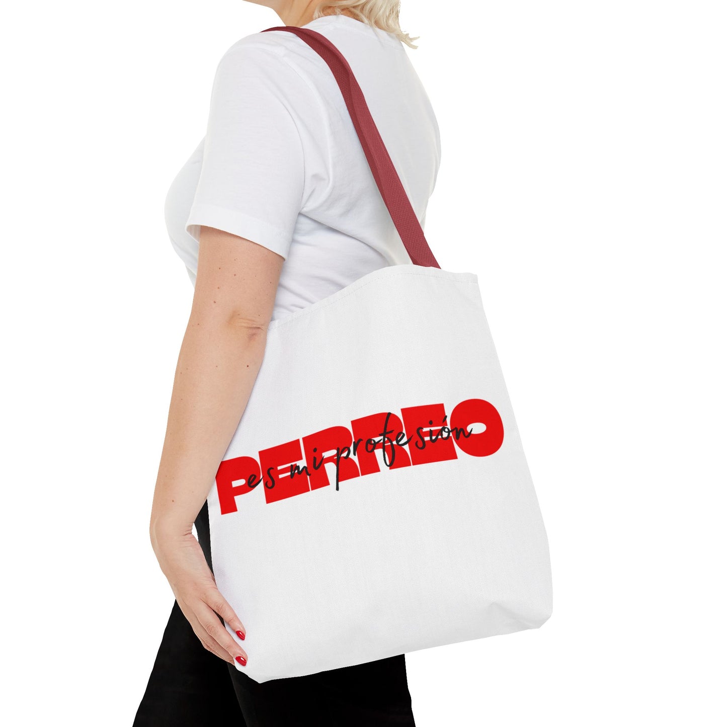 Perreo Es Mi Profesion Red Tote Bag