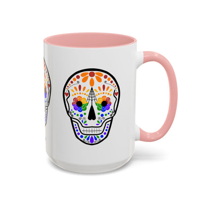 Queer Sugar Skull Coffee Mug