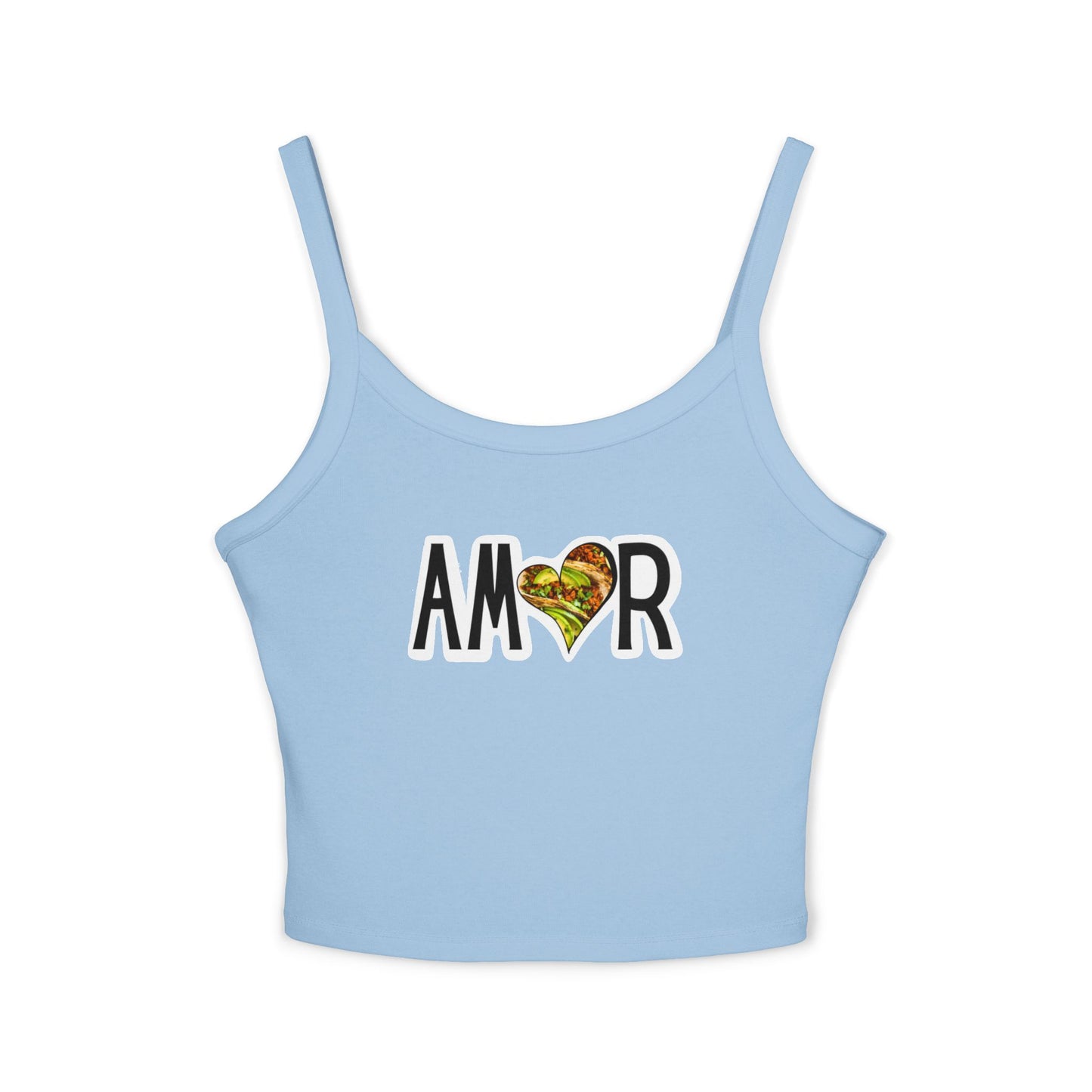 Amor Taco Spaghetti Strap Tank Top