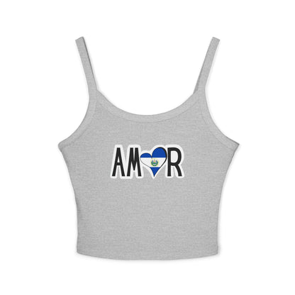 Amor El Salvador Spaghetti Strap Tank Top