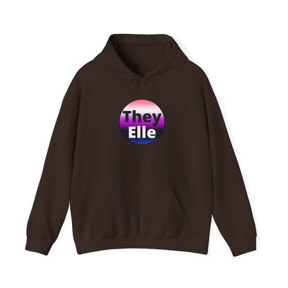 They / Elle Genderfluid Hooded Sweatshirt
