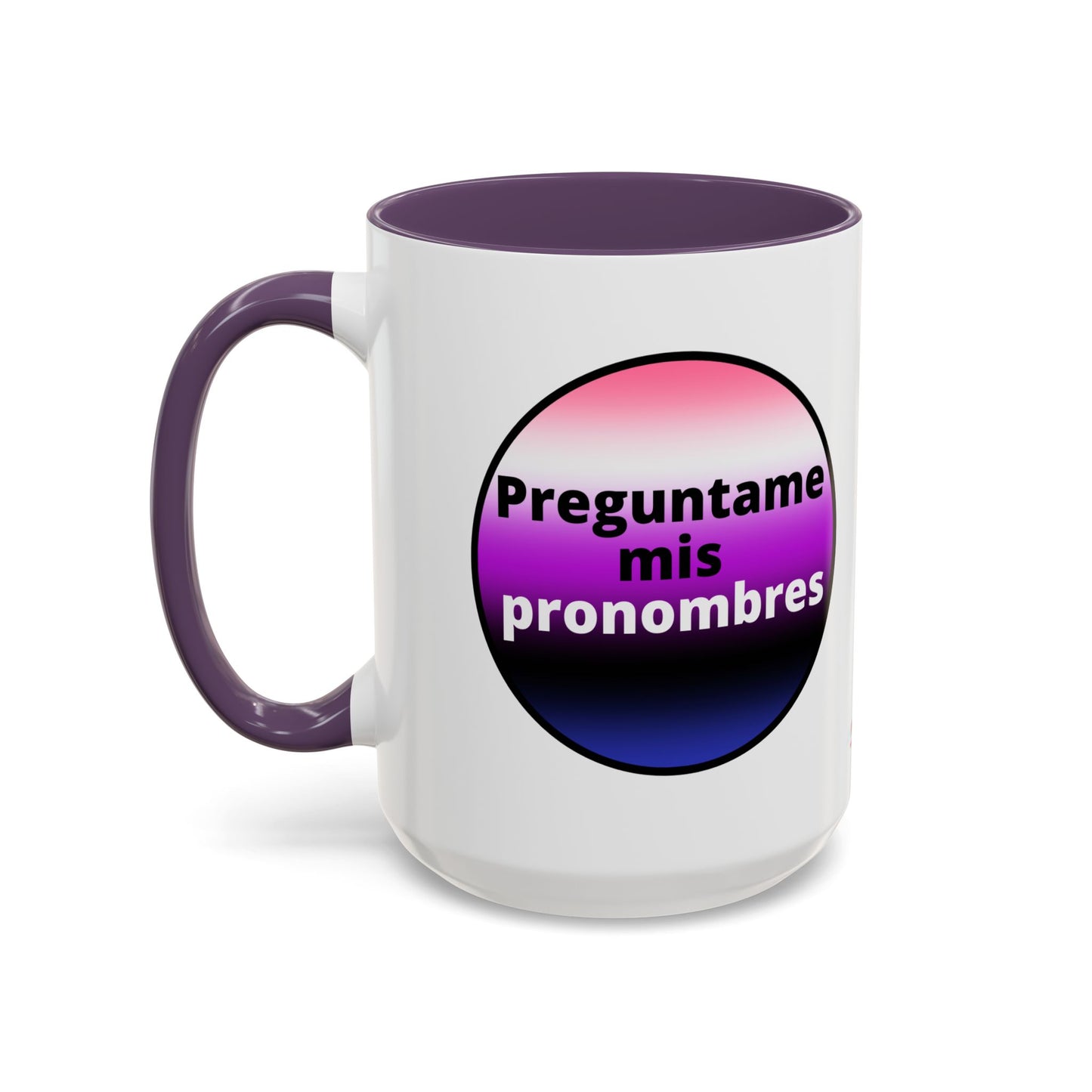 Preguntame mis Pronombres GenderFluid  Coffee Mug