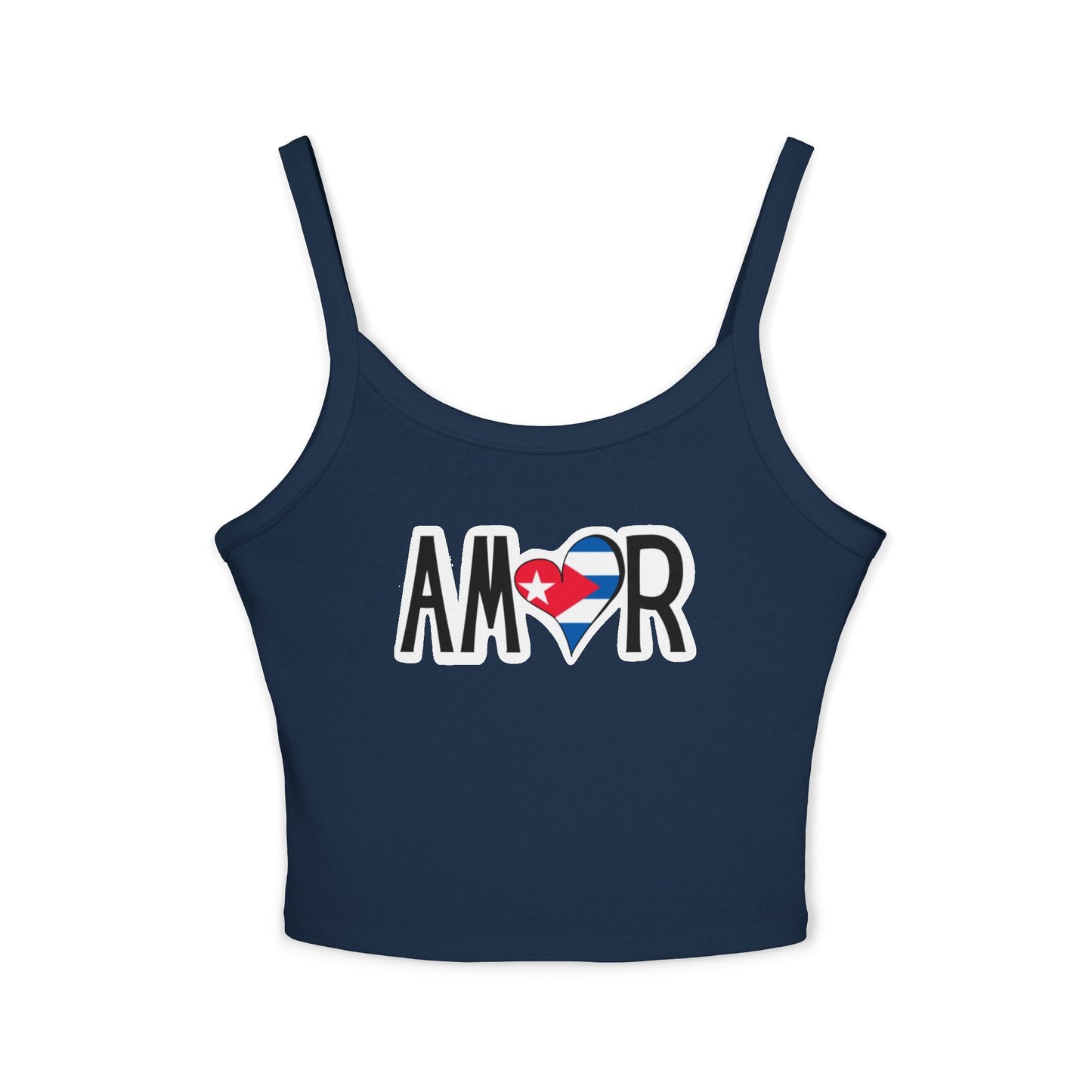 Amor Cuba Spaghetti Strap Tank Top