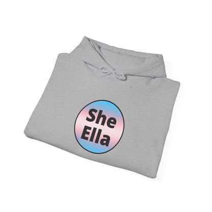 She / Ella Trans Hooded Sweatshirt