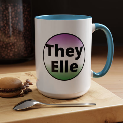 They / Elle - Gender Non-Conforming Coffee Mug