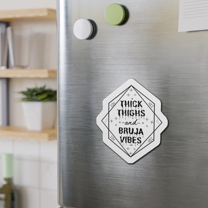 Thick Thighs Bruja Vibes Die-Cut Magnets