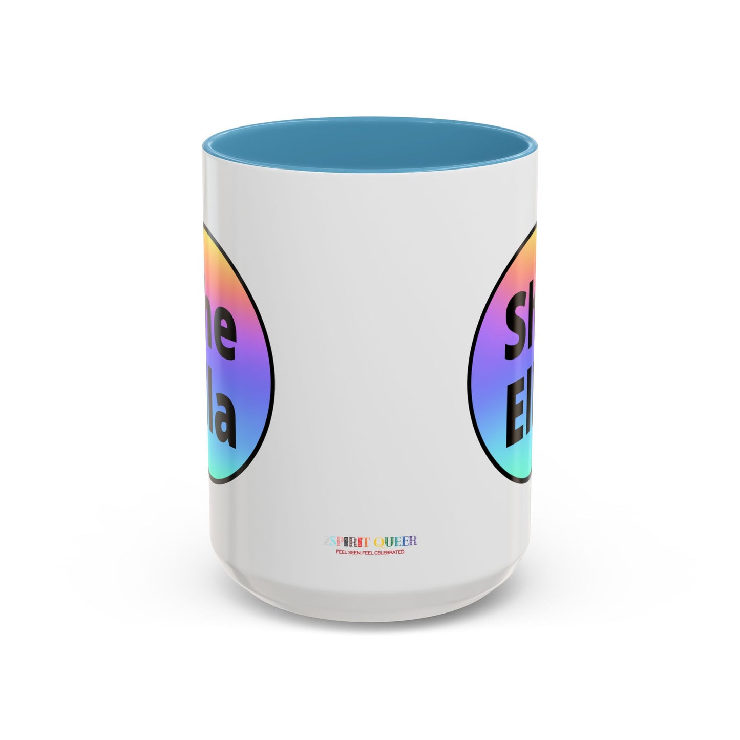 She/Ella  Rainbow Coffee Mug