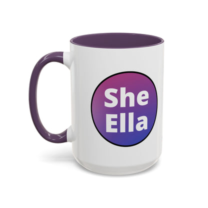 She/Ella Bi Coffee Mug