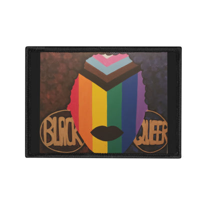 Black and Queer Iron-On Patch