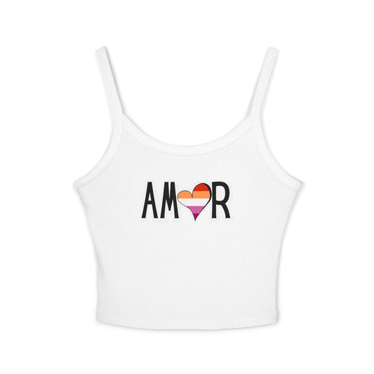 Amor Lesbian Spaghetti Strap Tank Top