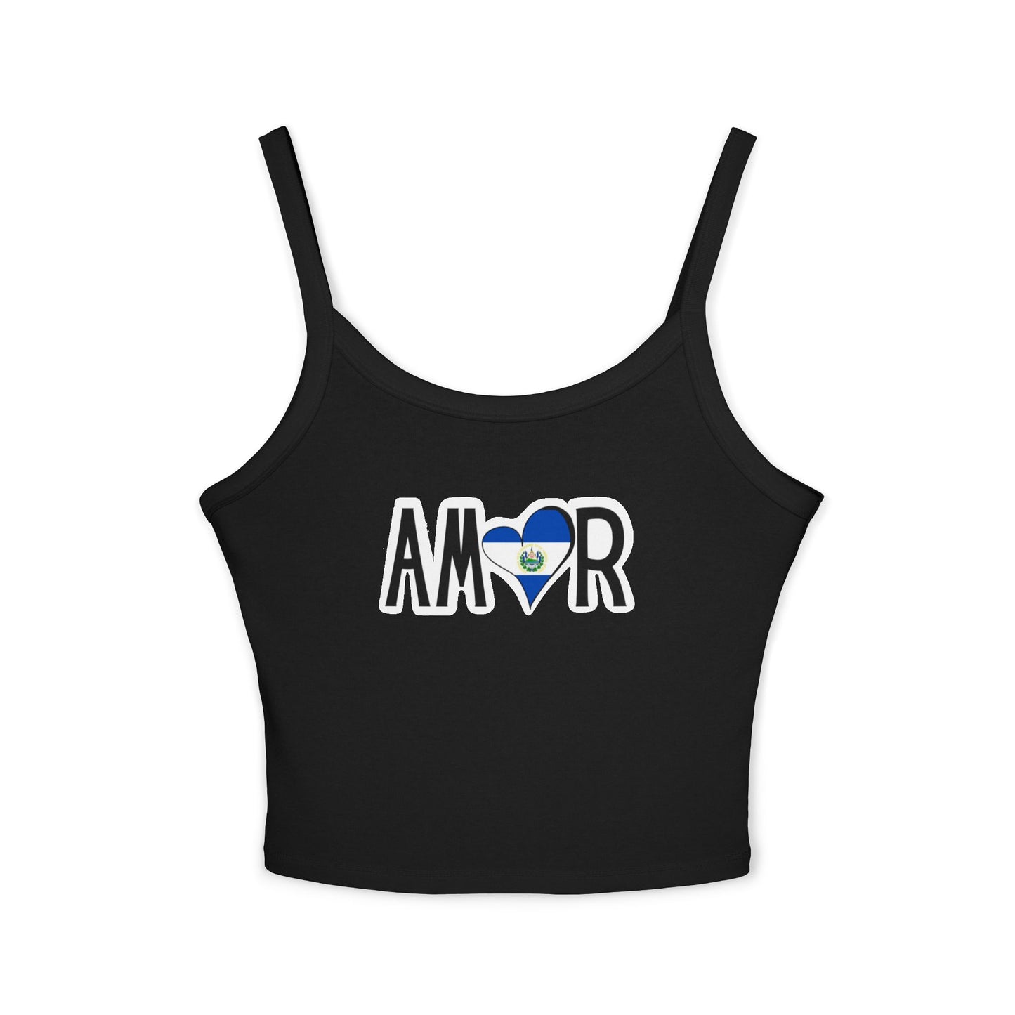 Amor El Salvador Spaghetti Strap Tank Top