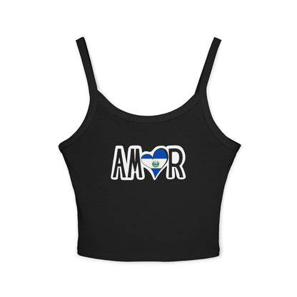 Amor El Salvador Spaghetti Strap Tank Top