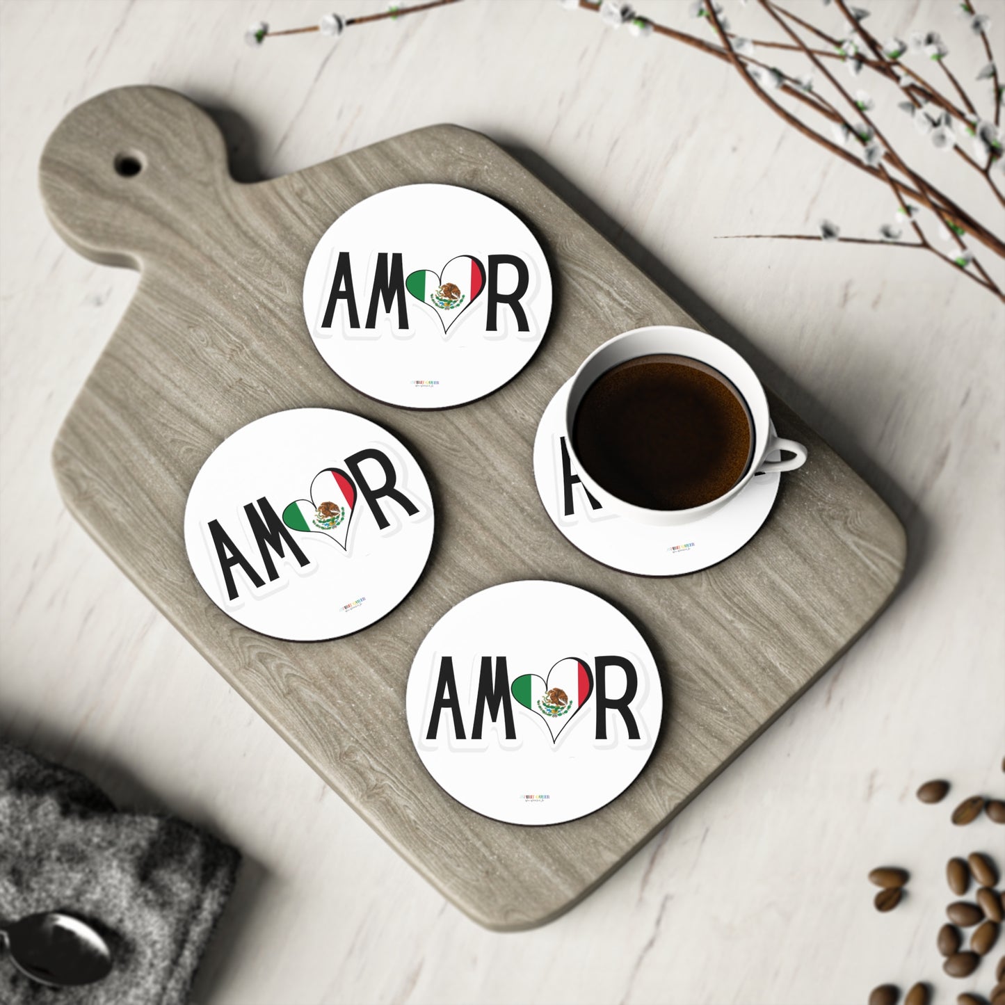 Amor Mexican Coasters