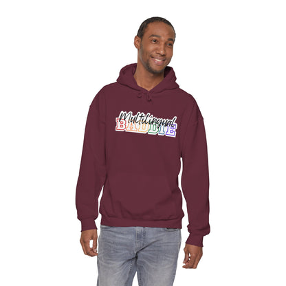 Multilingual Baddie Hooded Sweatshirt