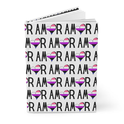 Amor Genderfluid Hardcover Journal