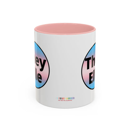 They / Elle Trans Coffee Mug