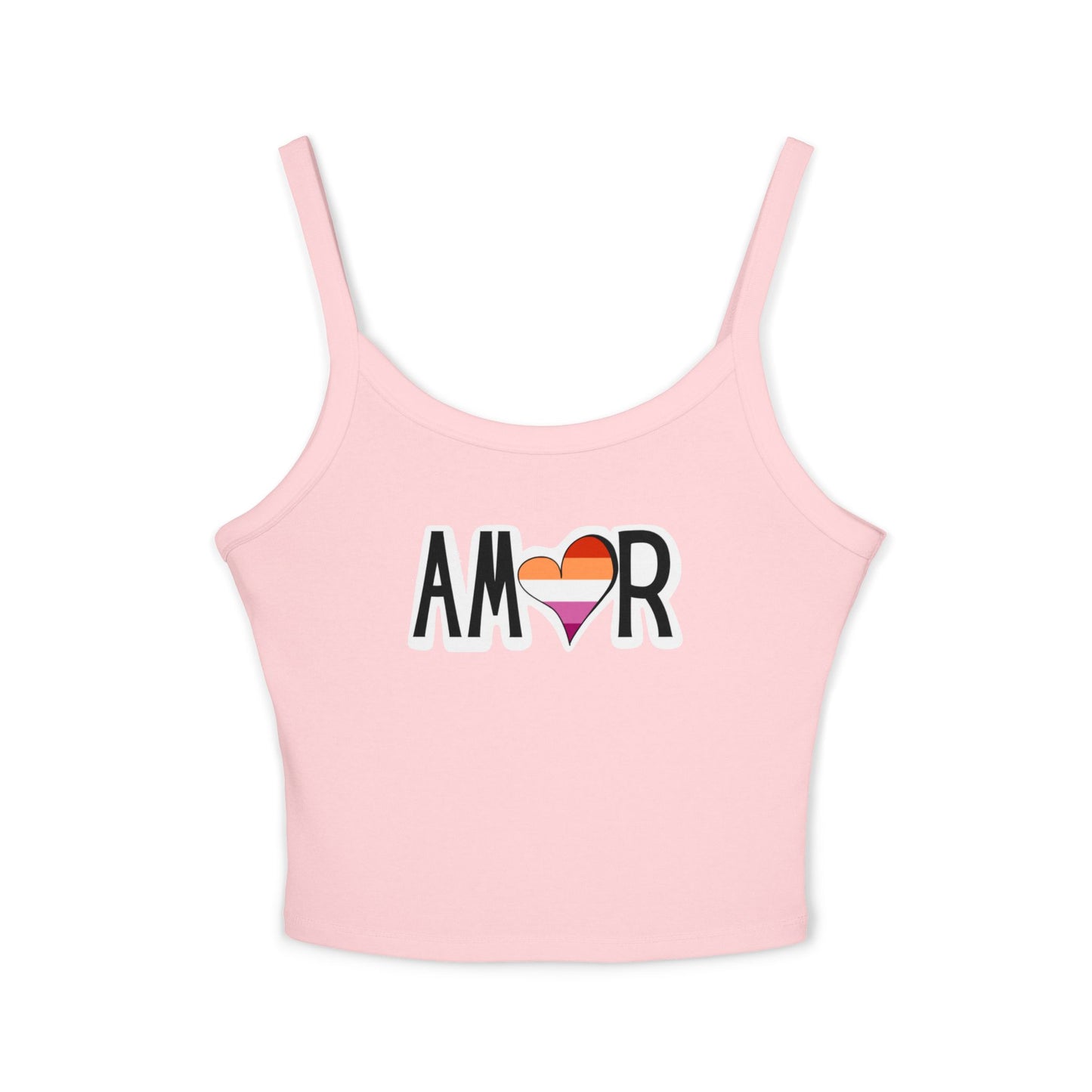 Amor Lesbian Spaghetti Strap Tank Top