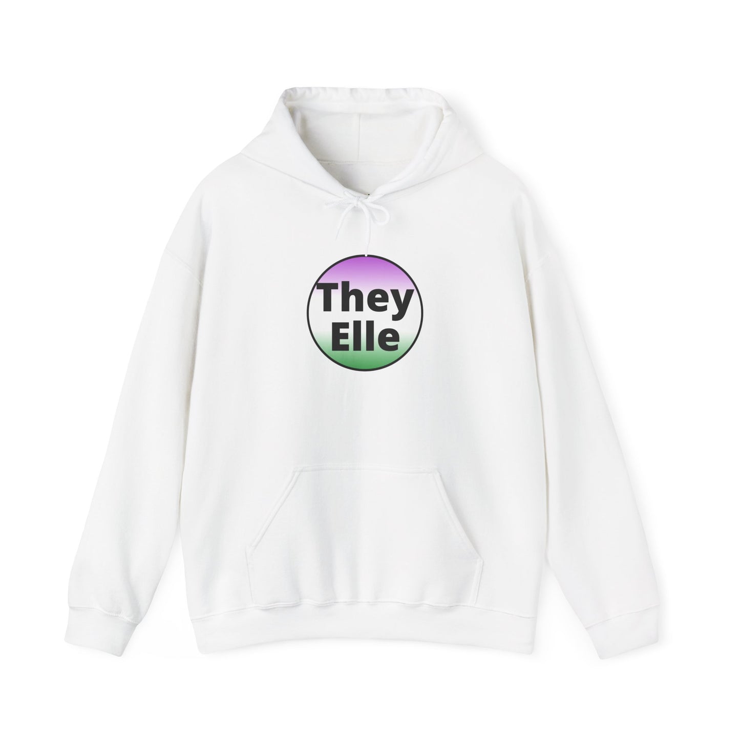 They/Elle Gender NonConforming Hooded Sweatshirt