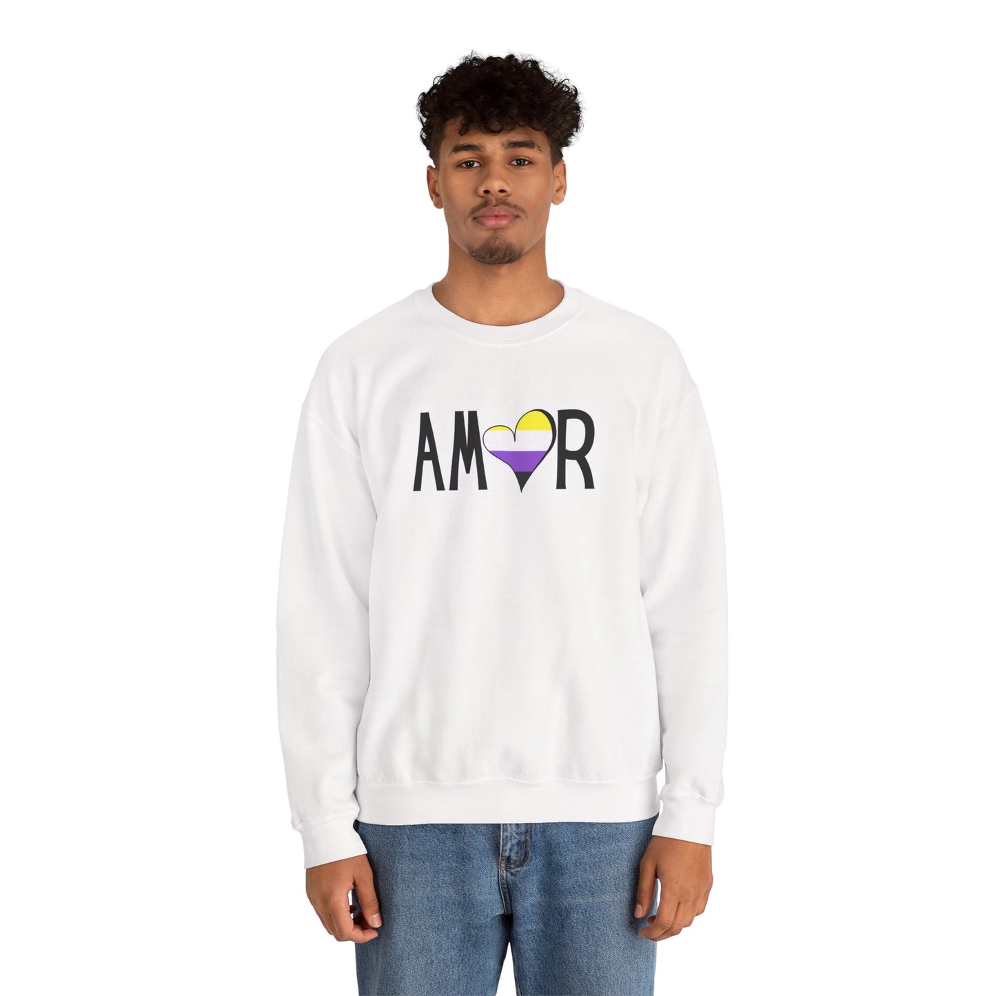 Amor Non Binary Crewneck Sweatshirt