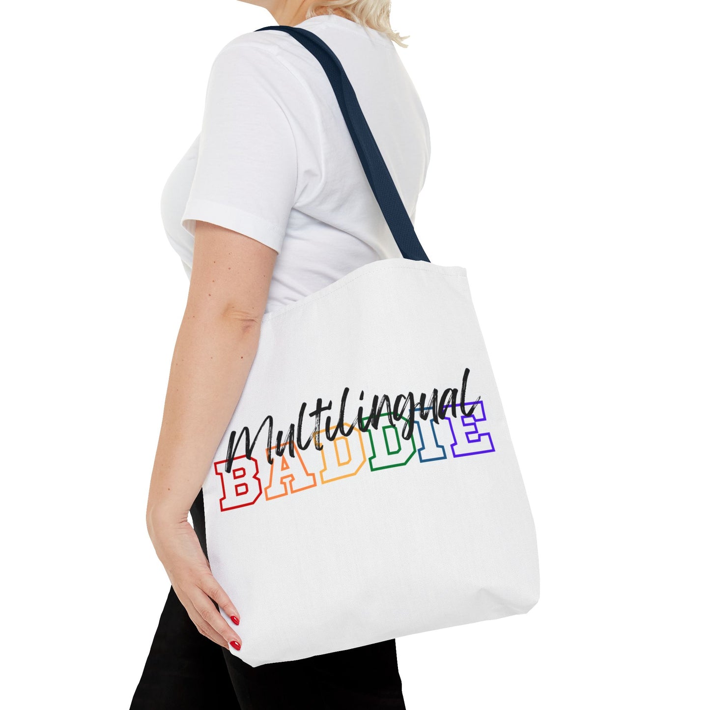 Multilingual Baddie Tote Bag