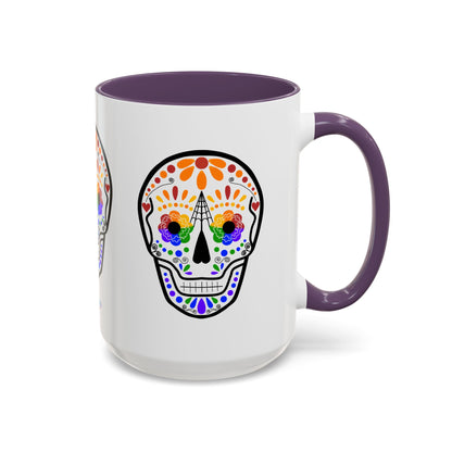 Queer Sugar Skull Coffee Mug