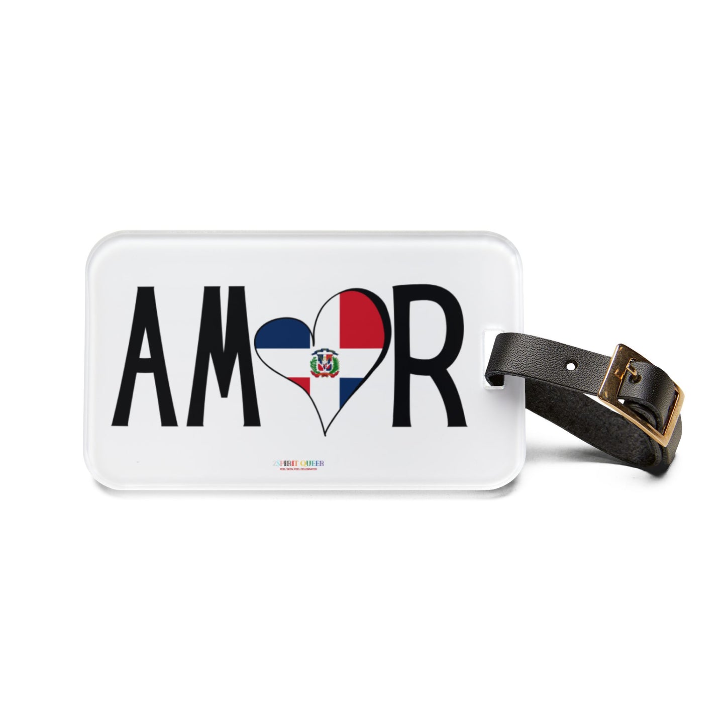 Amor Dominican Republic Luggage Tag