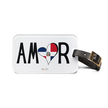 Amor Dominican Republic Luggage Tag