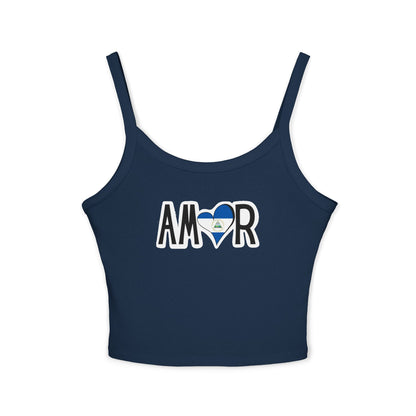 Amor Nicaragua Spaghetti Strap Tank Top
