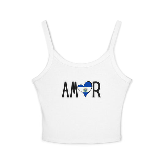 Amor El Salvador Spaghetti Strap Tank Top