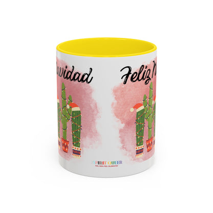 Feliz Navidad Cacti Coffee Mug