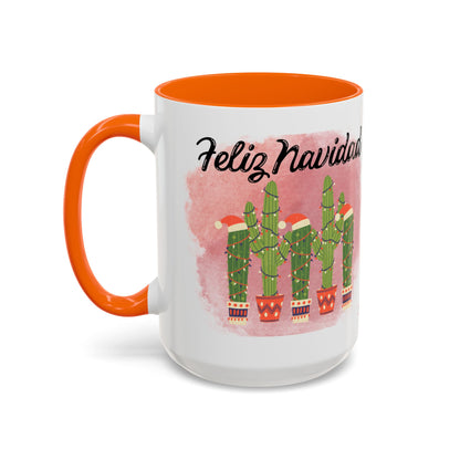 Feliz Navidad Cacti Coffee Mug