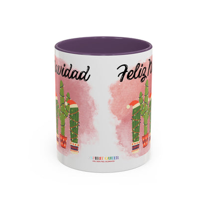 Feliz Navidad Cacti Coffee Mug